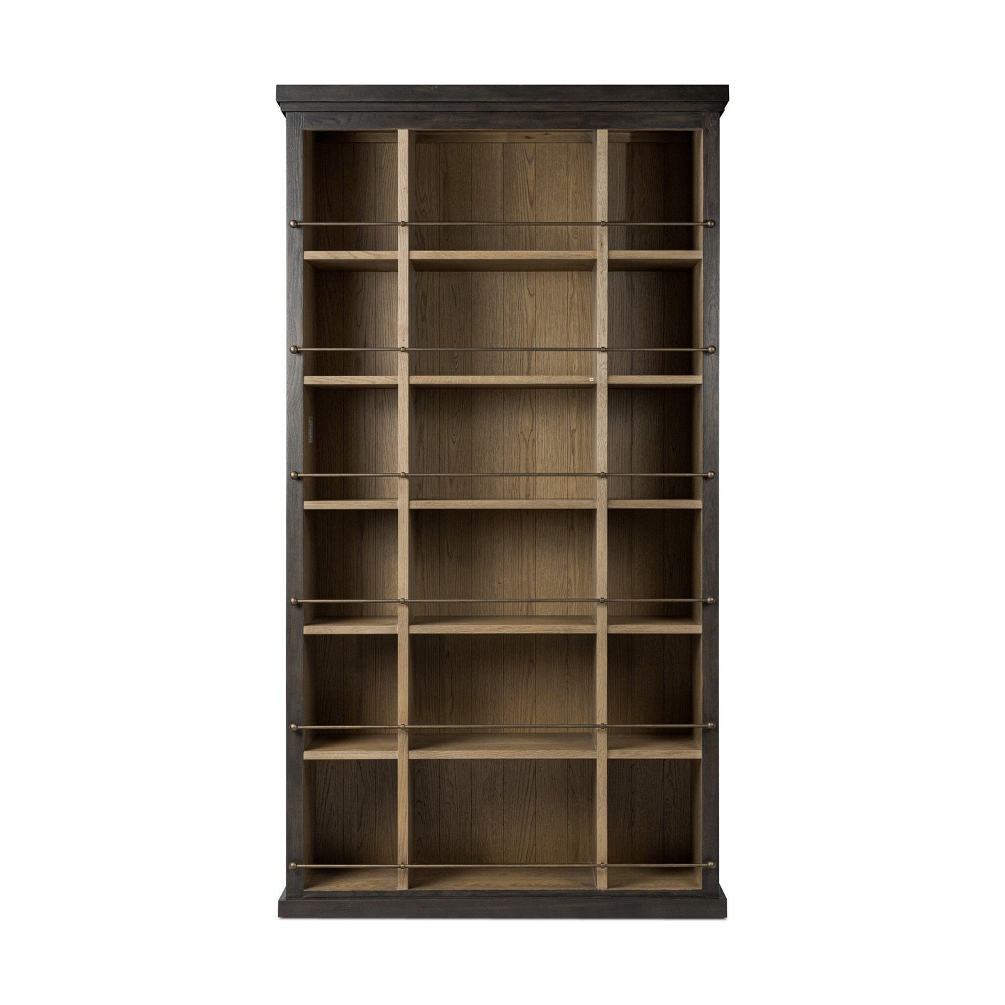 Alistair Bookcase - Smoked Black Veneer - Urban Ashram