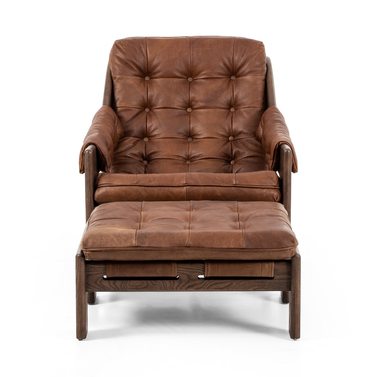 Halston Chair With Ottoman - Urban Ashram