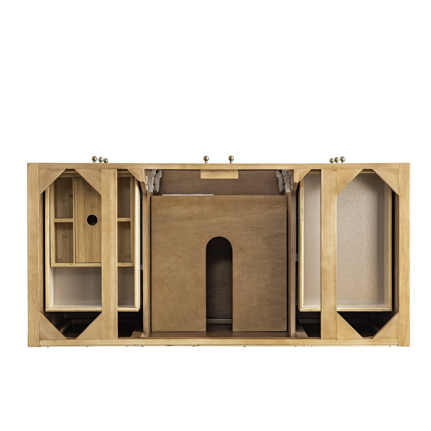 Hudson 48" Single Vanity Cabinet, Light Natural Oak - Urban Ashram