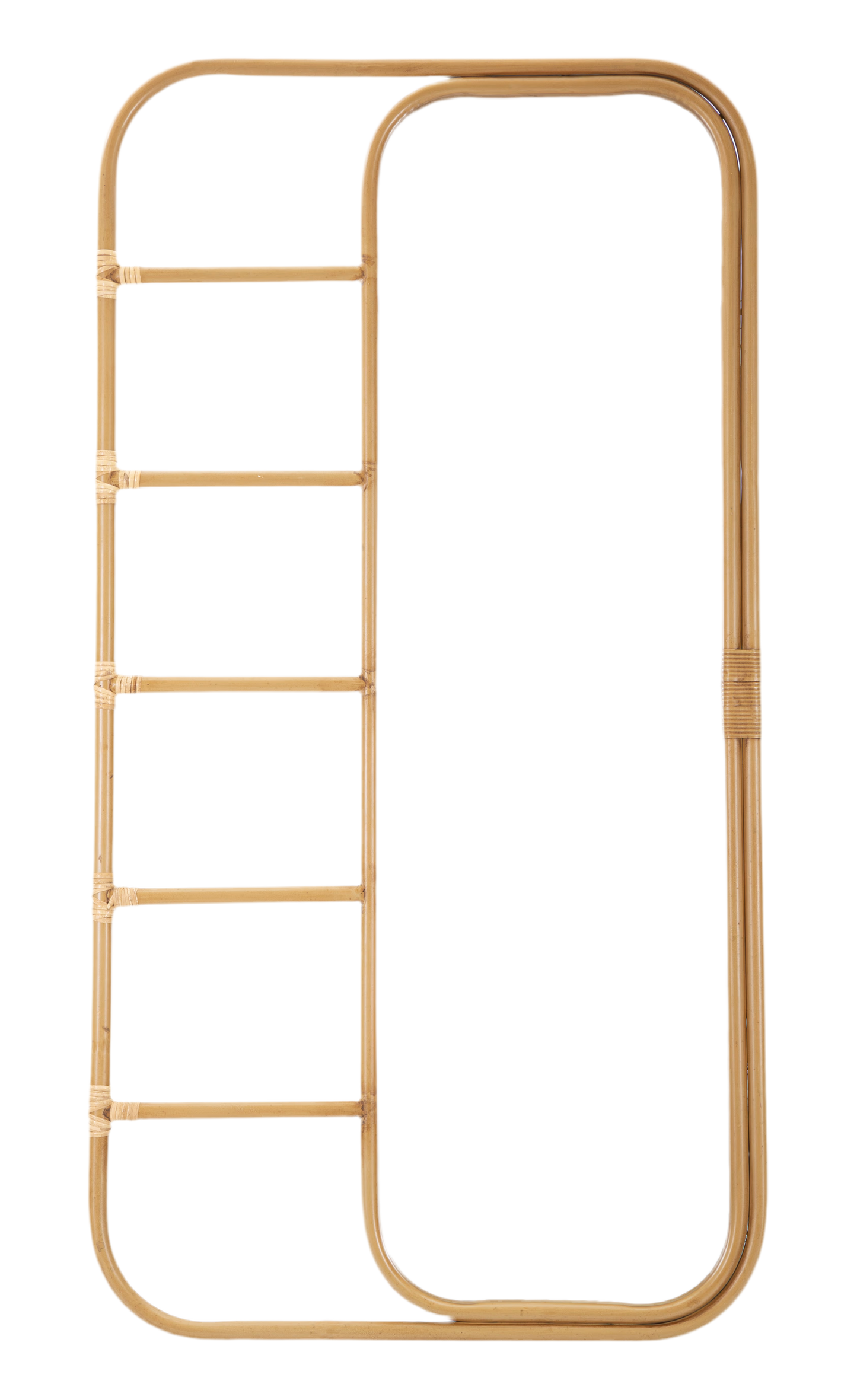 Ria Leaning Rattan Mirror - Urban Ashram
