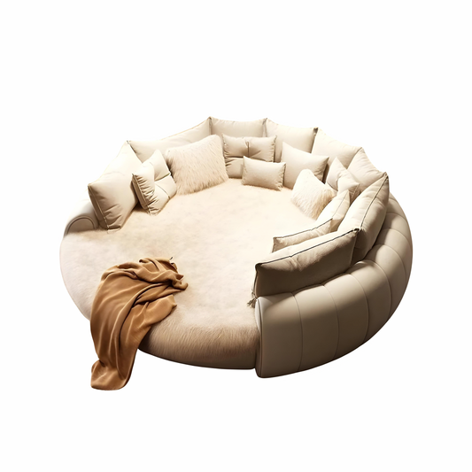 Dream Lounger Luxe Round Movie Bed HD - Urban Ashram