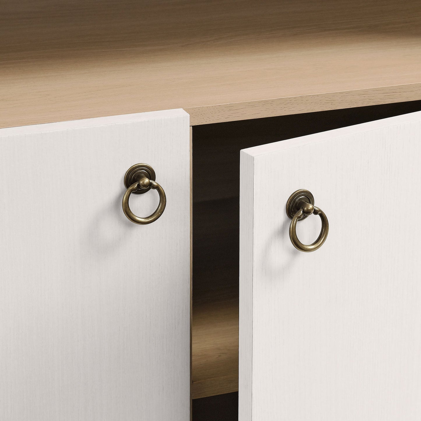 Nolan 74" Tall Arched Storage Display Cabinet Bookshelf - Urban Ashram