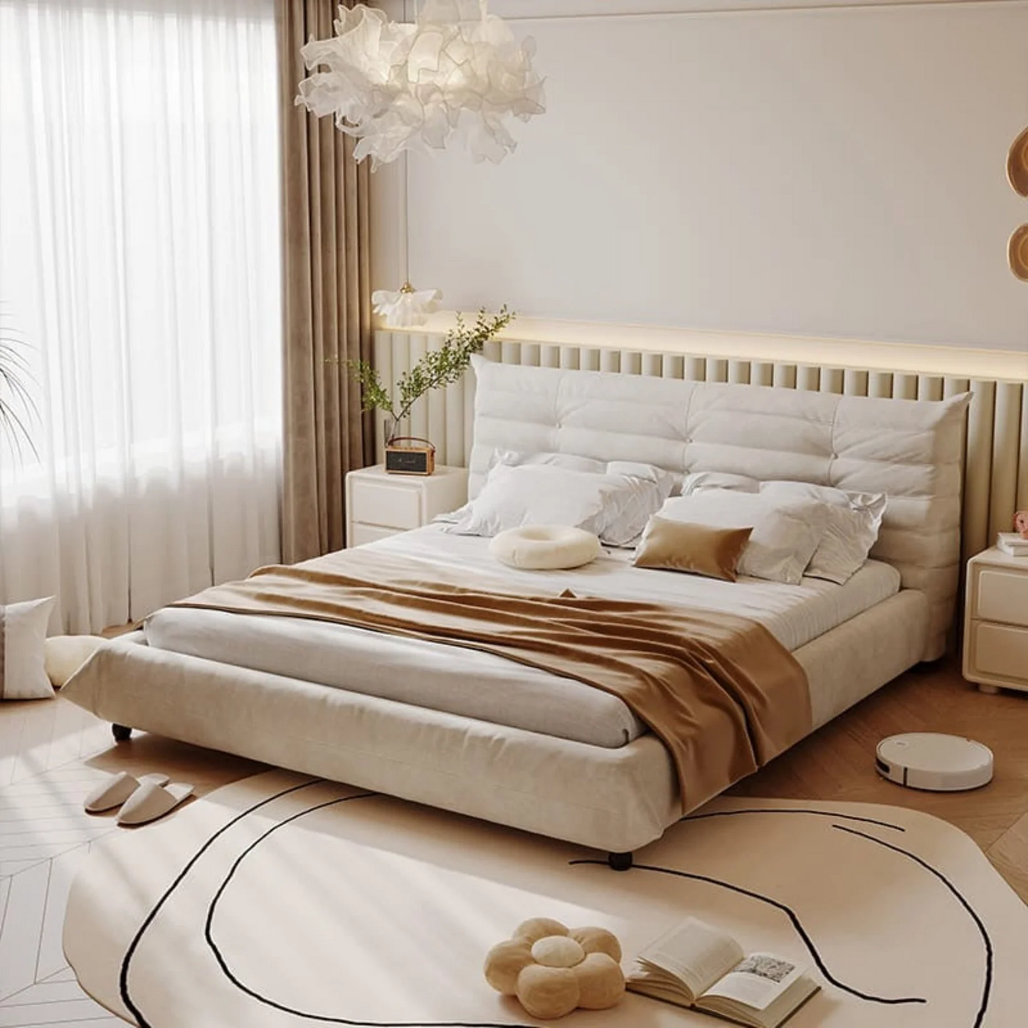 Ophelia Upholstered Bed - Urban Ashram