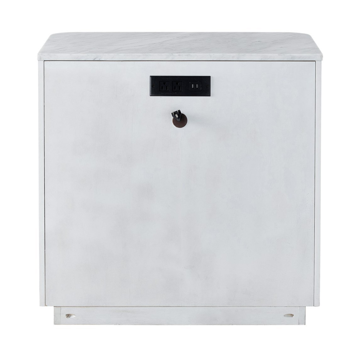 Paris Nightstand with Built-In USB & Power Outlet – Elegant Storage with Modern Convenience - Urban Ashram