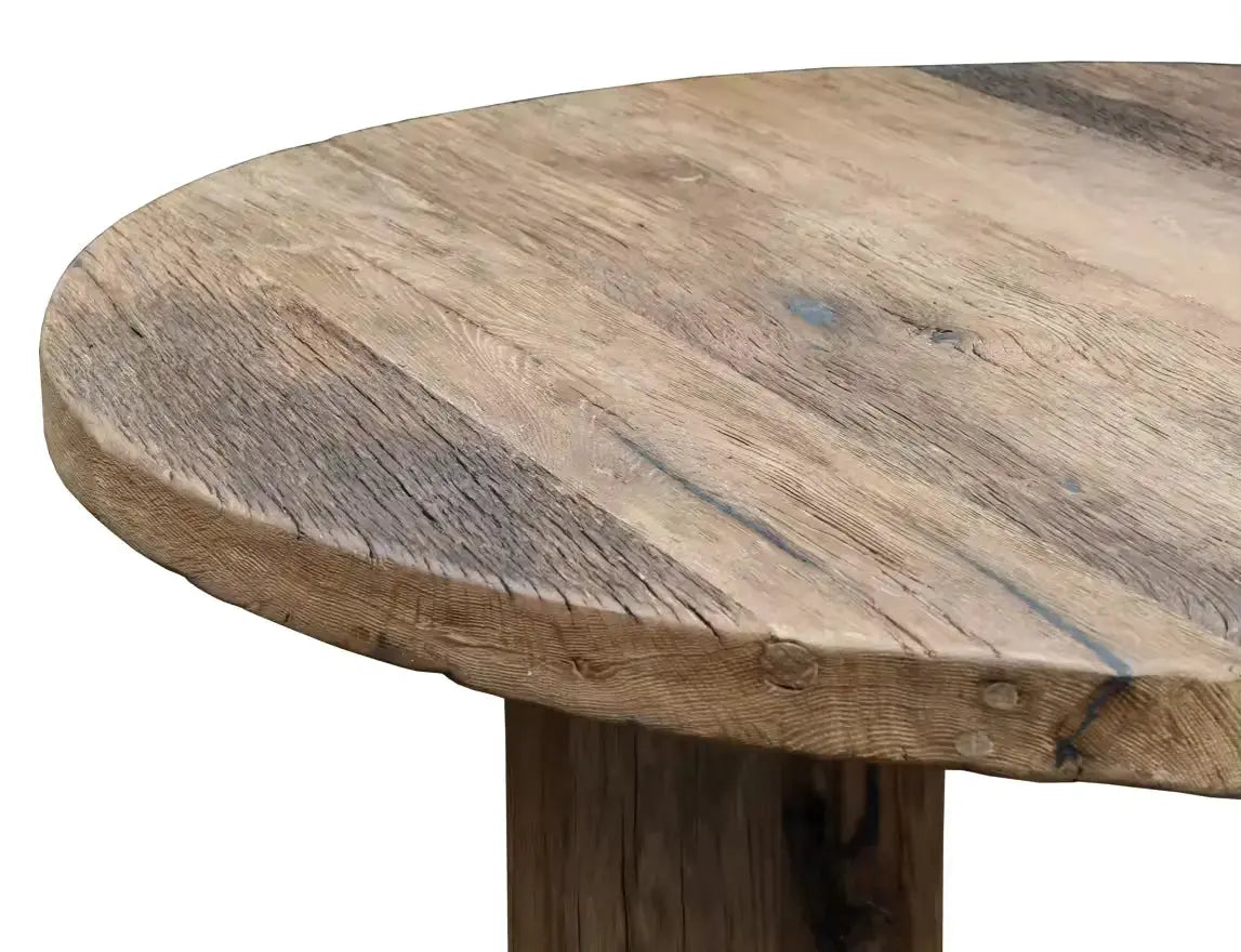 Wabi Sabi Round Dining Table - Urban Ashram