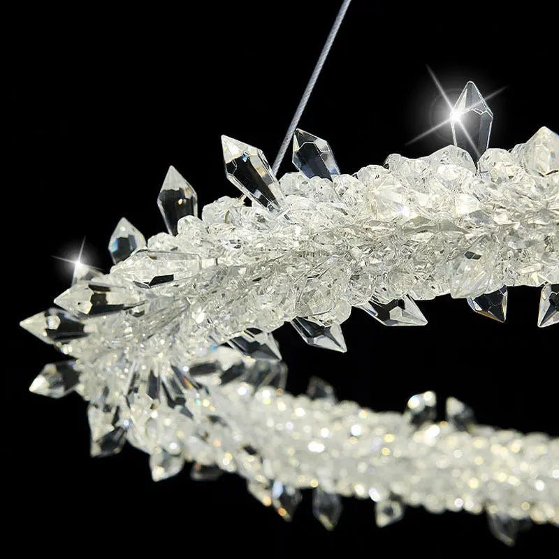 Artemis Crystal Ring LED Chandelier - Urban Ashram