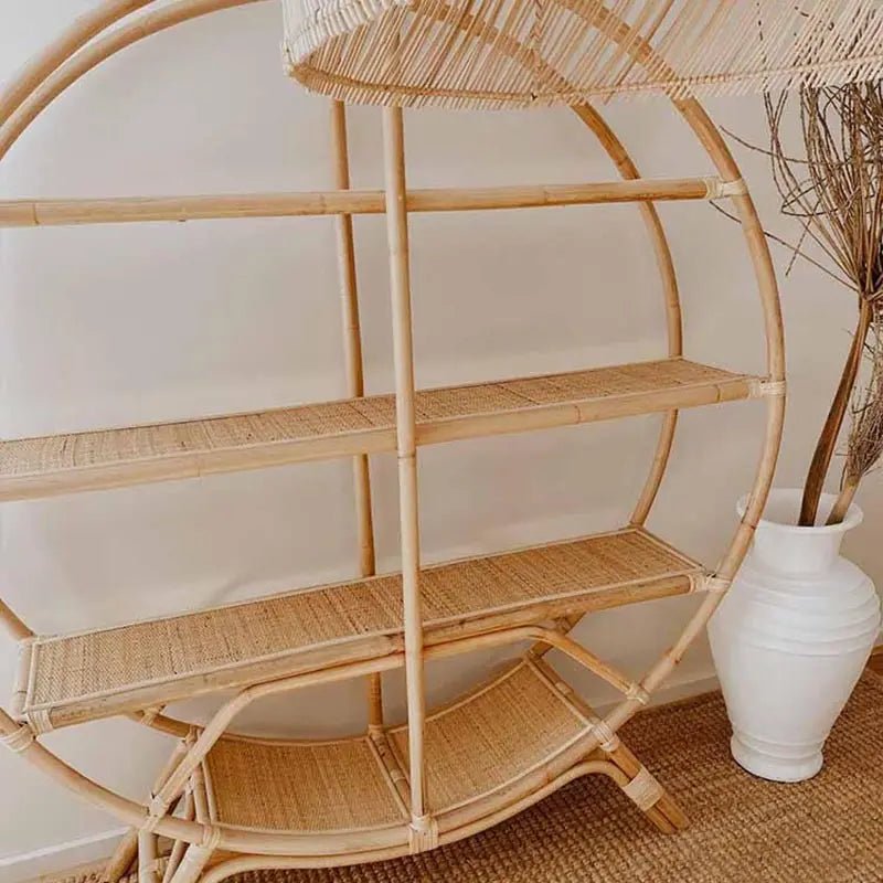 Gardenia Rattan Shelf - Urban Ashram