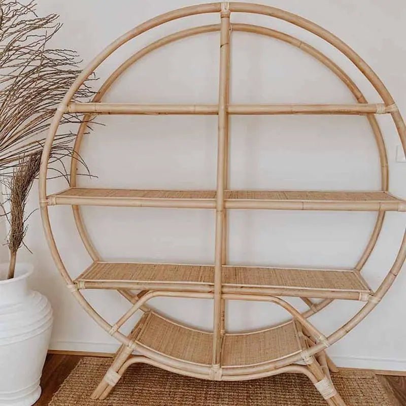 Gardenia Rattan Shelf - Urban Ashram