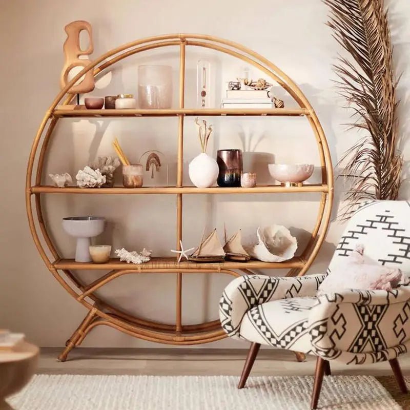 Gardenia Rattan Shelf - Urban Ashram