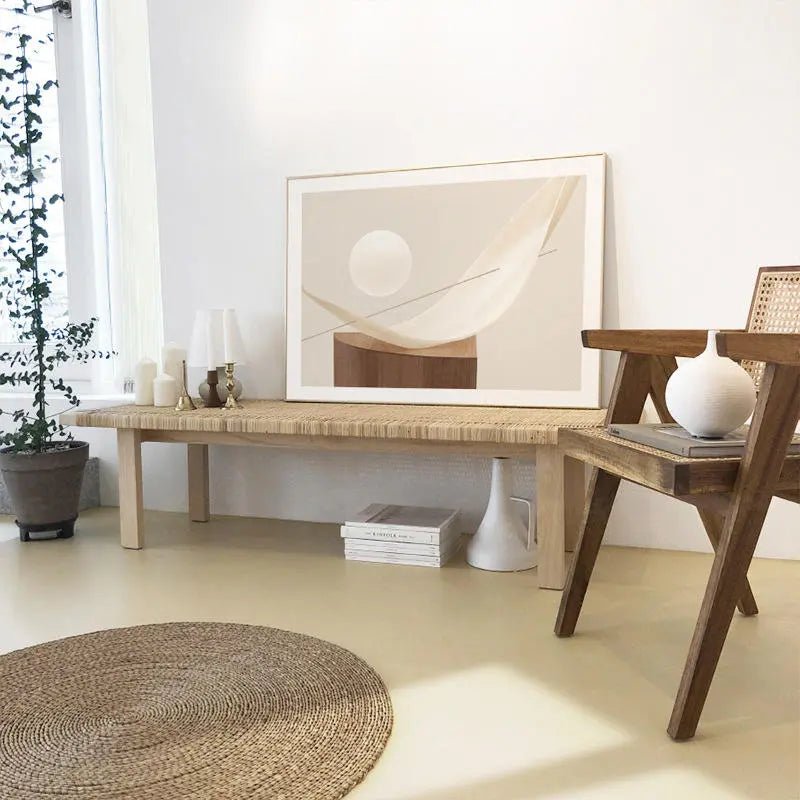 Indonesia  Rattan Long Bench - Urban Ashram