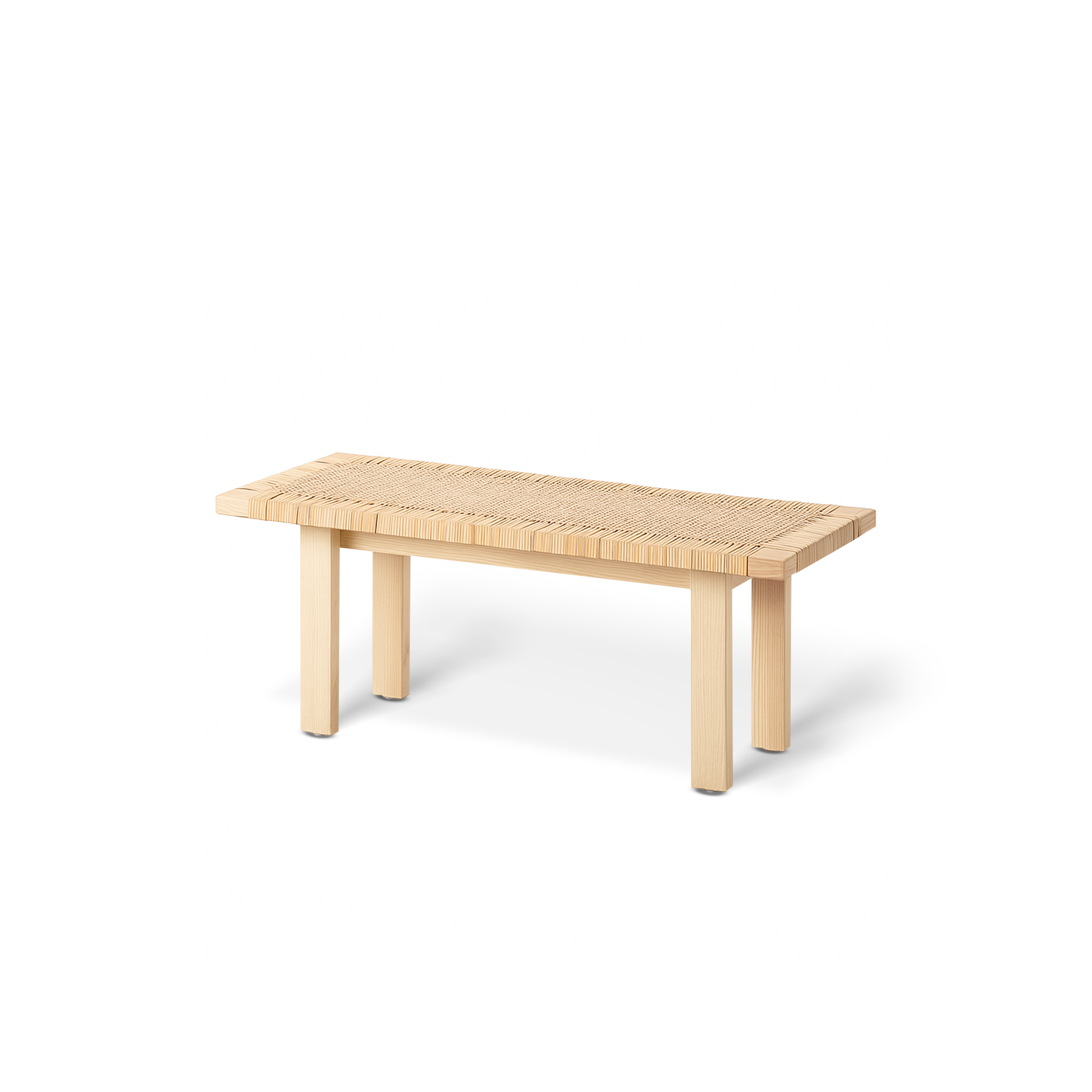 Indonesian Rattan Long Bench – Boho Elegance with Functional Charm - Urban Ashram