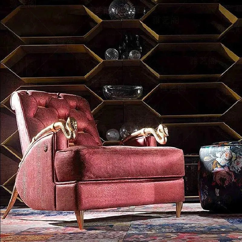 Mid-Century Serpent Arm Chair - Urban Ashram
