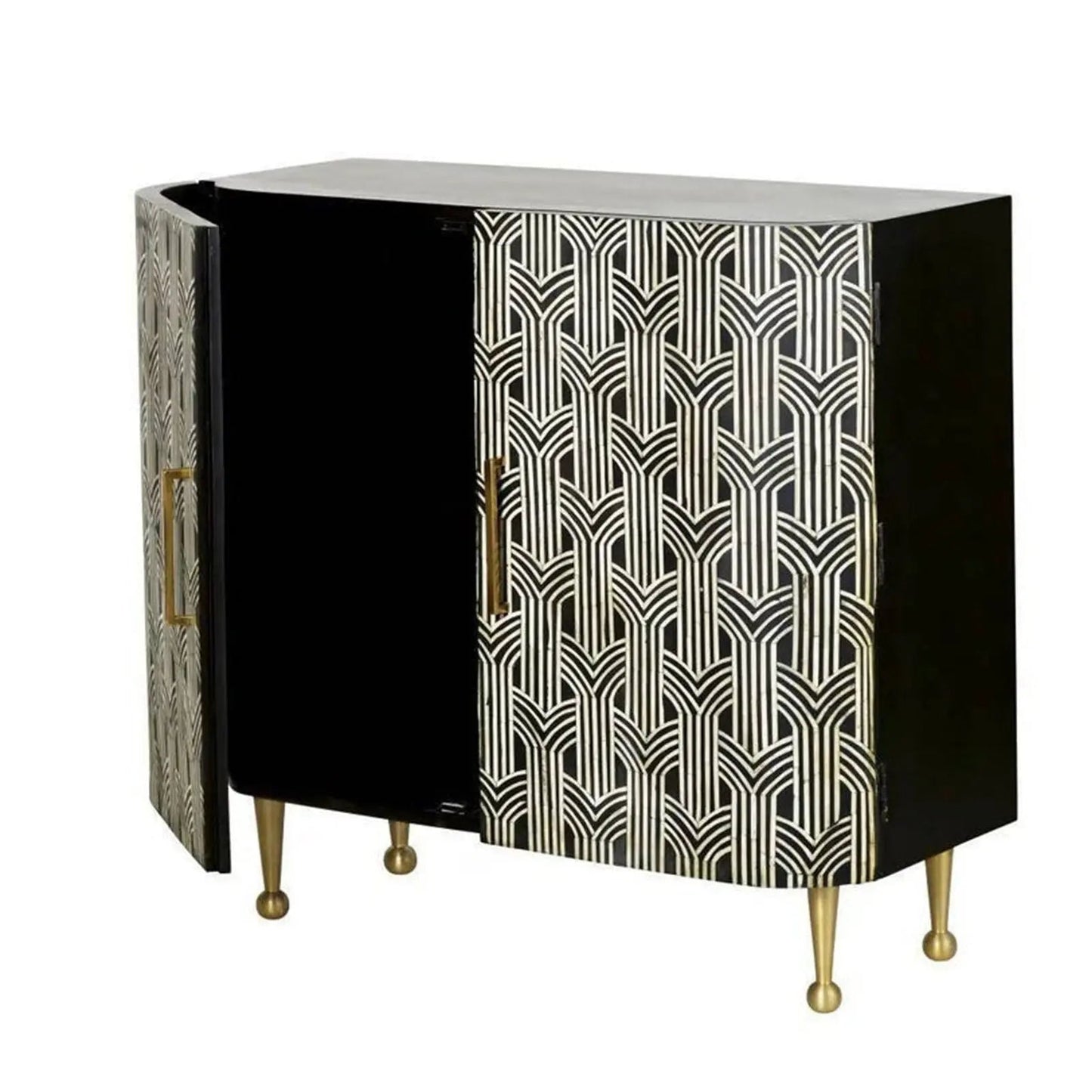 Navi Bone Inlay Handmade Cabinet - Urban Ashram