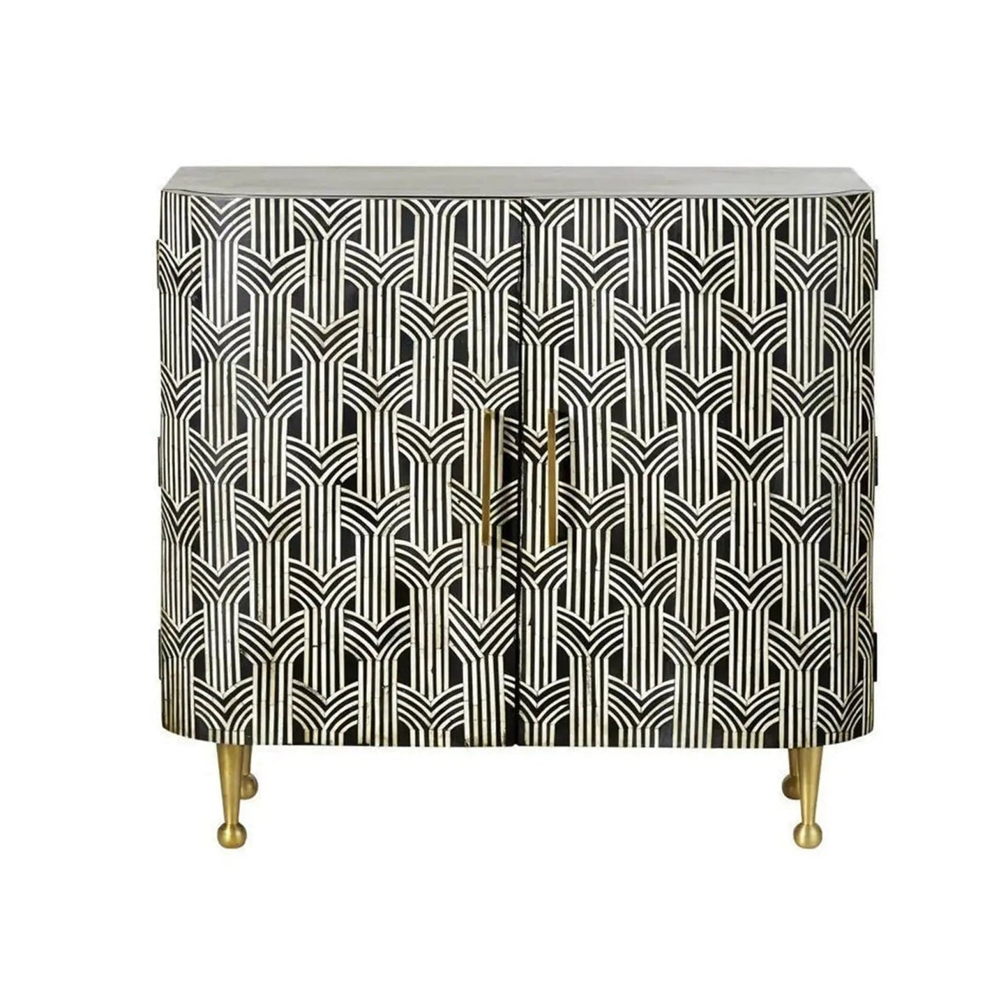 Navi Bone Inlay Handmade Cabinet - Urban Ashram