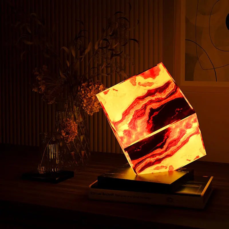 Onyx Energy Cube Desk Lamp - Urban Ashram
