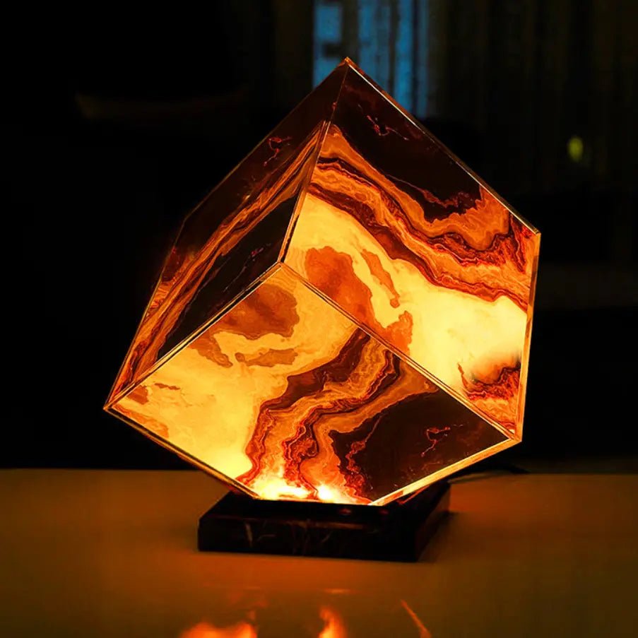 Onyx Energy Cube Desk Lamp - Urban Ashram