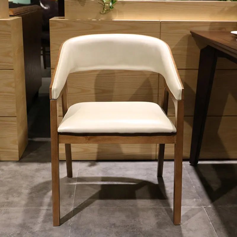 Solid Armrest Wood Chair - Urban Ashram