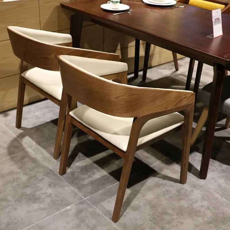 Solid Armrest Wood Chair - Urban Ashram