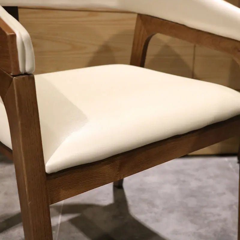 Solid Armrest Wood Chair - Urban Ashram