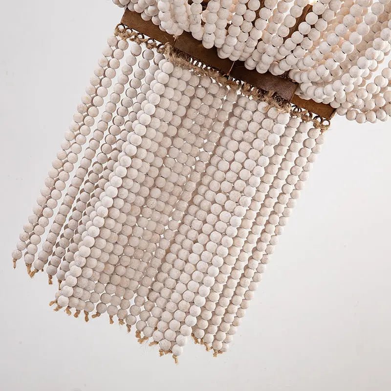 Valencia Wooden Beaded Chandelier - Urban Ashram
