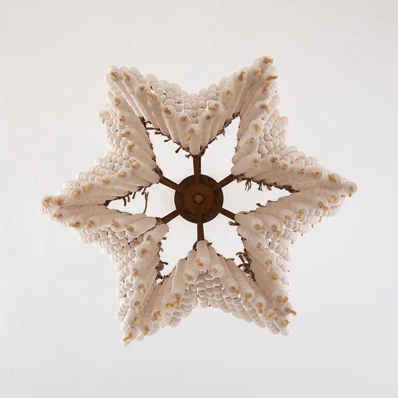 Valencia Wooden Beaded Chandelier - Urban Ashram