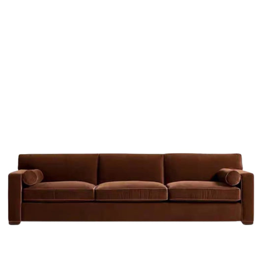 Arcadia Velour Retro Velvet Sofa