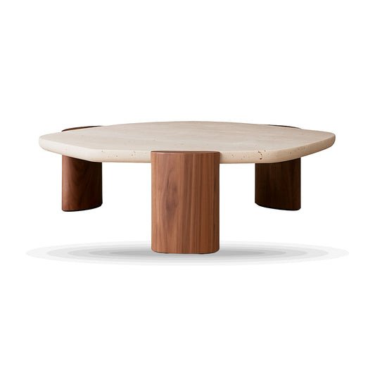 Rio Natural Stone Coffee Table on white background