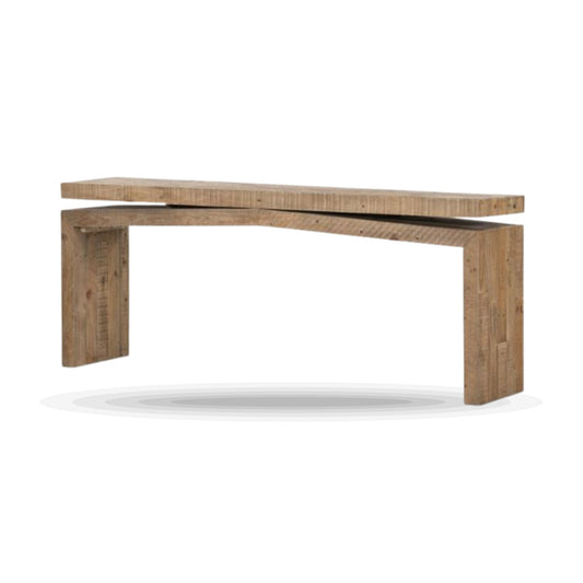 Matthes Console Table-Sierra Rustic Natural on white background
