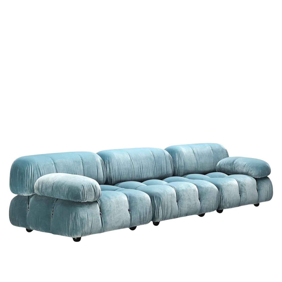 Azzura Modular Channel-Tufted Sofa on white background