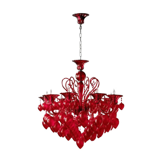 Bella Murano Chandelier on white background
