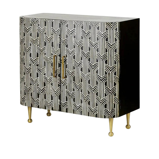 Navi Bone Inlay Handmade Cabinet