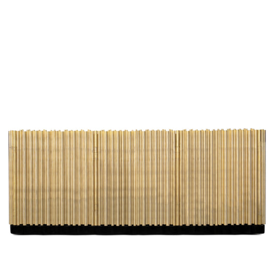 Symphony Contemporary Gold Plated Sideboard Cabinet Modern Luxury