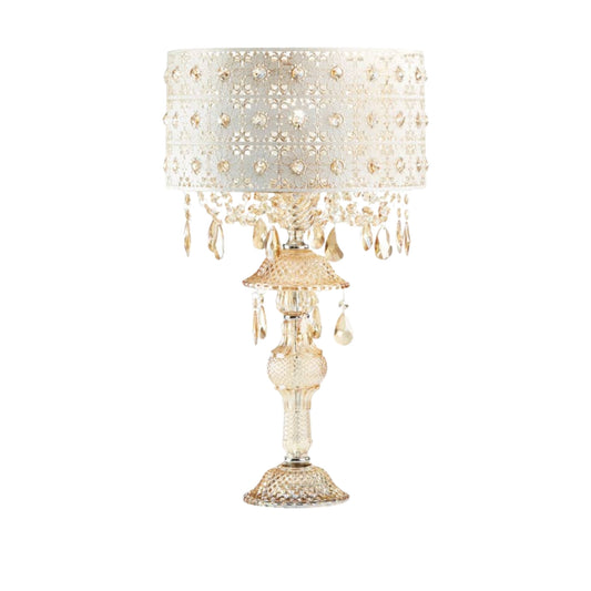 Champagne Jeweled Table Lamp