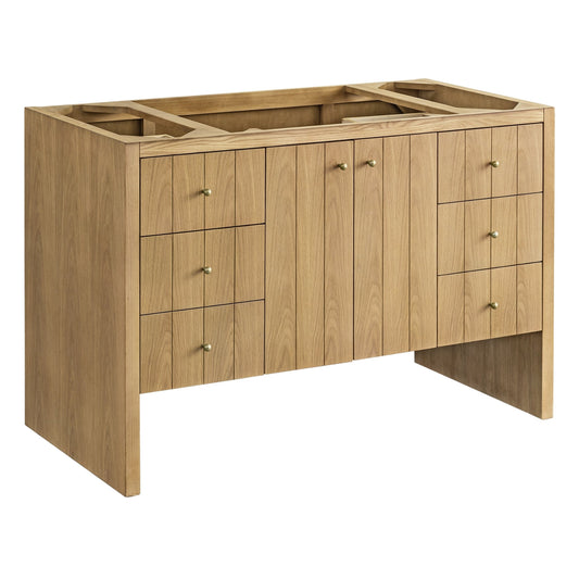 Hudson Single Vanity, 48 in - Light Natural Oak