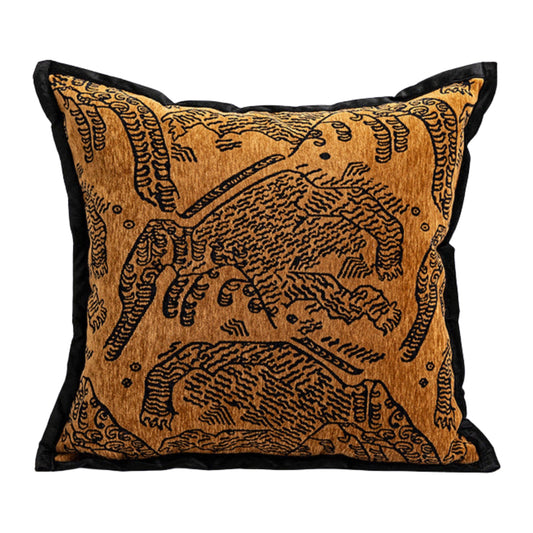Tiger Mountain Dutch Velvet Pillow