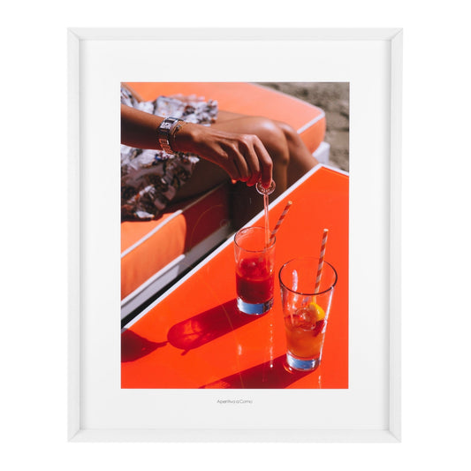 Lakeside Aperitivo - Framed Via Tolila Print