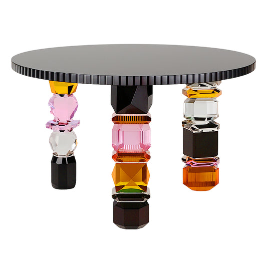 Orlando Crystal Coffee Table & Side Table