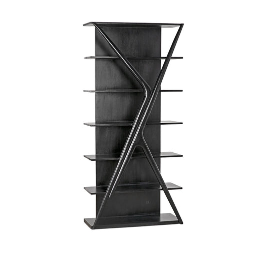 Vetra Bookcase - Hand Rubbed Black