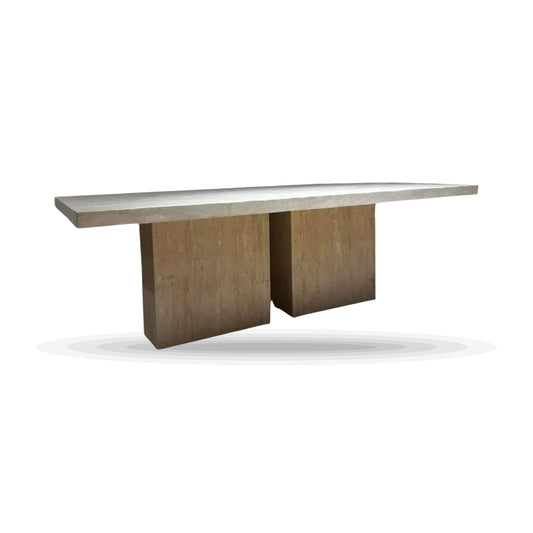 Dina Marble Dining Table on white background