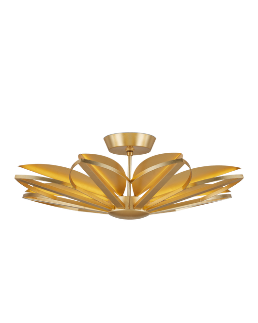 Stewart Semi-Flush Ceiling Light - Classic Versatile Fixture - Urban Ashram