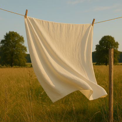 Sheet Set - Organic cotton. No dyes, bleach or chemicals – angled view