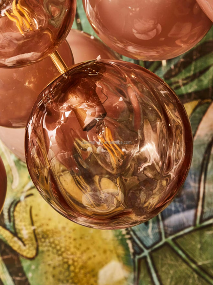 Luna Rosé Murano Chandelier