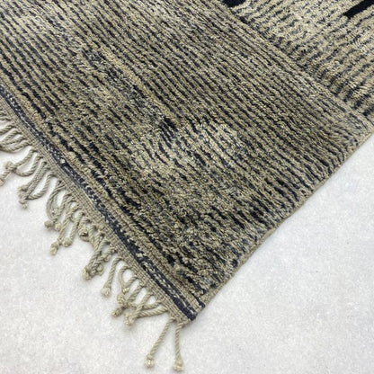 Handmade Beni Ourain Wool Rug | Authentic Moroccan Area Carpet - Urban Ashram