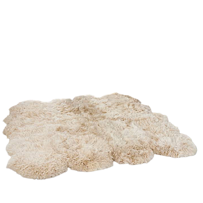 Luxurious 8-Pelts Champagne Sheepskin Octo Rug - Premium & Plush - Urban Ashram