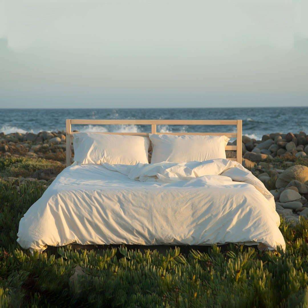Sheet Set - Organic cotton. No dyes, bleach or chemicals – front view