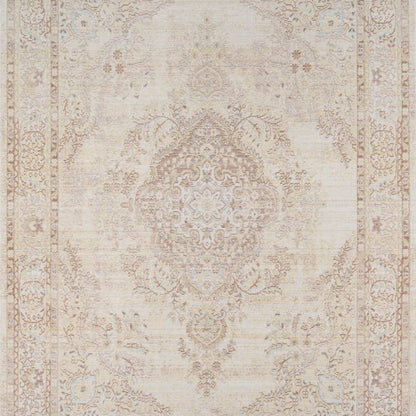Elegant Momeni Isabella Ivory Medallion Area Rug - Urban Ashram