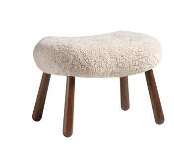 Arctander Clam Chair & Ottoman – alternate angle