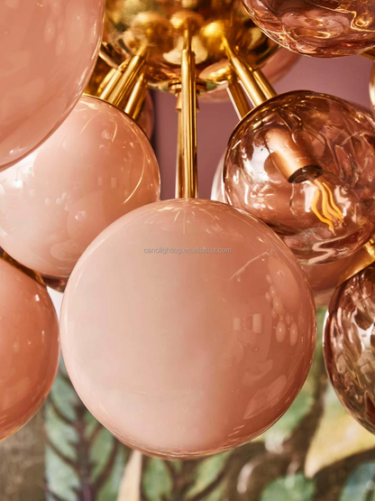 Luna Rosé Murano Chandelier