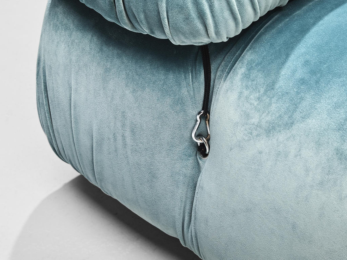 Azzura Modular Channel-Tufted Sofa – styled environment