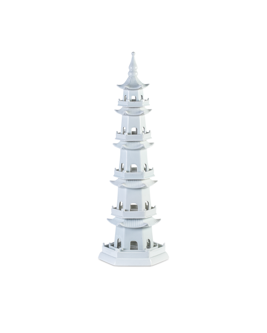 White Tower of Enlightenment - Modern Sculptural Decor - Urban Ashram